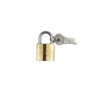 Cadenas classique en laiton avec 3 clés ZCX