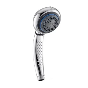 Douchette 8 fonctions en plastique couleur chromée et anthracite L 21.2 cm Douceur d’intérieur