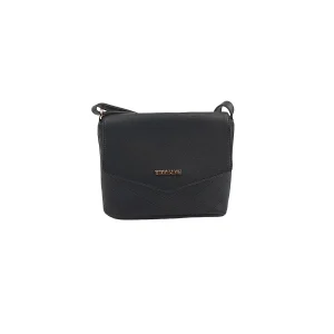 Sac à main synthétique noir à plusieurs compartiments et pochettes L 21 x l 9 x H 18 cm à bandoulière réglable Winnerbag