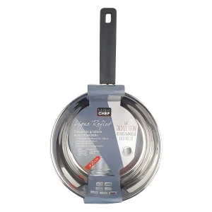 Casserole en acier inoxydable tous feux dont induction avec graduation intérieure et manche soft touch Maître chef