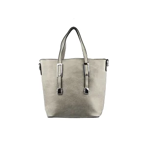 Sac à main synthétique à plusieurs compartiments et pochettes L 24 x l 10 x H 22 cm avec 2 poignées et une bandoulière réglable