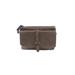 Sac à main synthétique à plusieurs compartiments et pochettes L 24 x l 5 x H 16 cm à bandoulière réglable Melanie