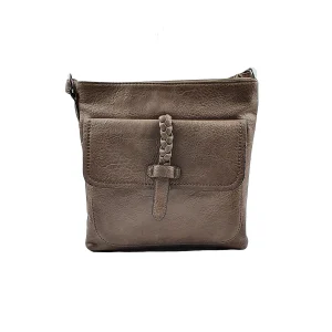 Sac à main synthétique à plusieurs compartiments et pochettes L 26 x l 9 x H 26 cm à bandoulière réglable Melanie