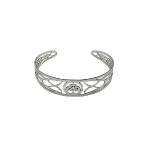 Bracelet acier inoxydable arbre de vie