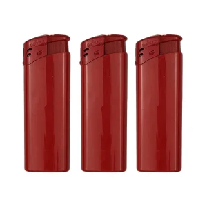 Lot de 3 briquets électroniques à gaz rechargeables Bel Flam