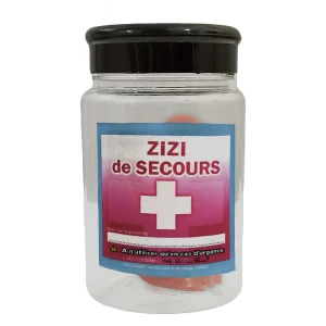 Zizi de secours humoristique silicone dans bocal plastique La main au panier