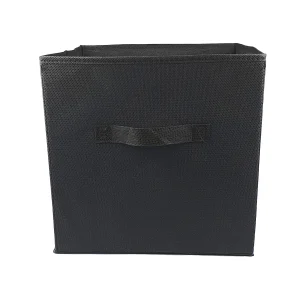 Cube de rangement pliable non tissé 31 x 31 x 31 cm couleur unie