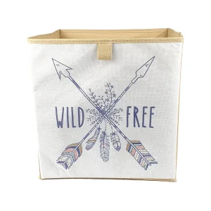 Cube de rangement pliable non tissé 31 x 31 x 31 cm Wild Free