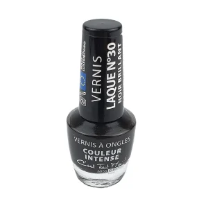 Vernis à ongles Miss Europ Laque n°30 noir brillant 11 ml