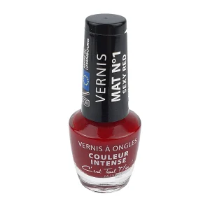 Vernis à ongles Miss Europ Mat n°01 sexy red 11 ml
