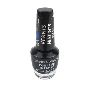 Vernis à ongles Miss Europ Mat n°05 black 11 ml