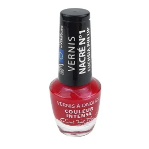 Vernis à ongles Miss Europ Nacré n°01 fuchsia pin up 11 ml