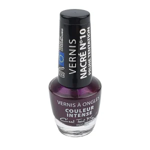 Vernis à ongles Miss Europ Nacré n°10 prune tentation 11 ml