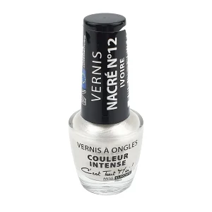 Vernis à ongles Miss Europ Nacré n°12 ivoire 11 ml