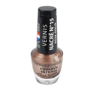 Vernis à ongles Miss Europ Nacré n°15 rose gold 11 ml
