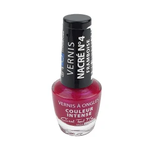 Vernis à ongles Miss Europ Nacré n°04 framboise 11 ml