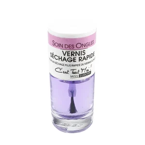 Vernis à ongles Miss Europ Séchage rapide 10 ml (couleur transparente)